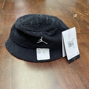 NEW Nike Jordan Jumpman YOUTH 8-20 Apex‎ Bucket Hat French Terry Embossed
